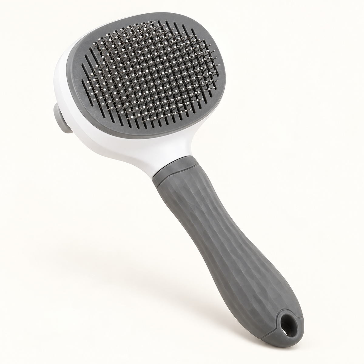 Brosse de toilettage vue en studio