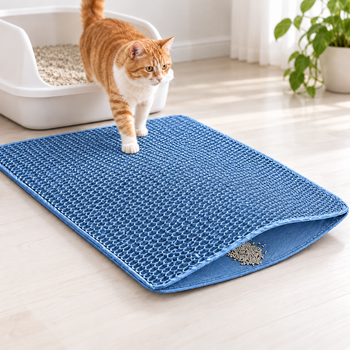 Illustration du produit — tapis bleu